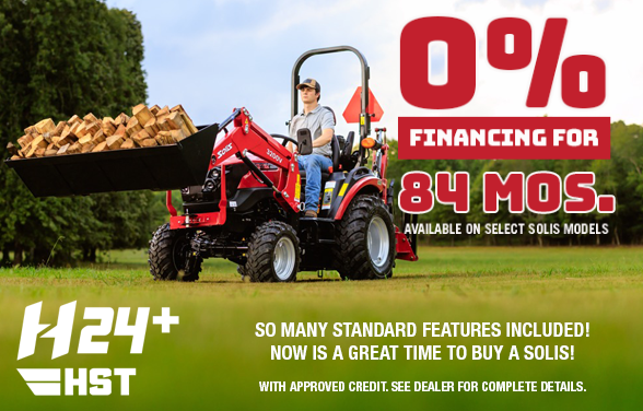 Solis tractor financing and promotions