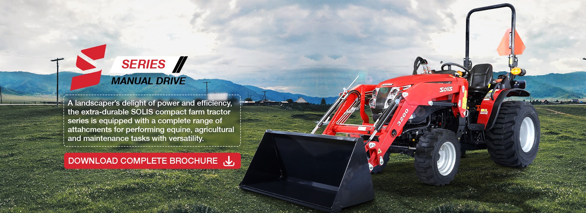 Solis SSeries Compact Tractors Solis®️ Tractors USA